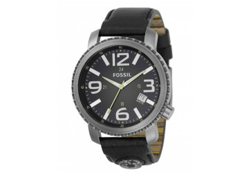 Bracelet de montre Fossil JR1138 Cuir Noir 24mm